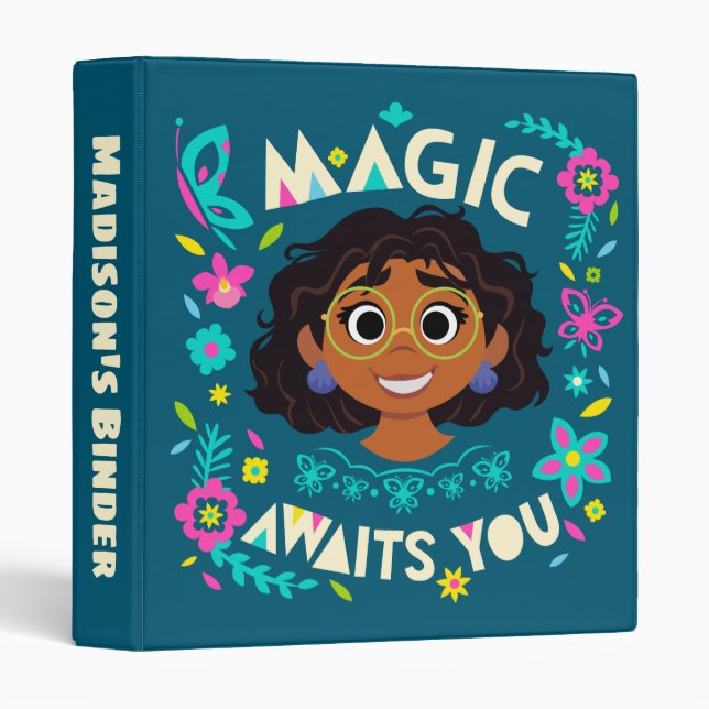Encanto | Mirabel - Magic Awaits You 3 Ring Binder (Front/Spine)