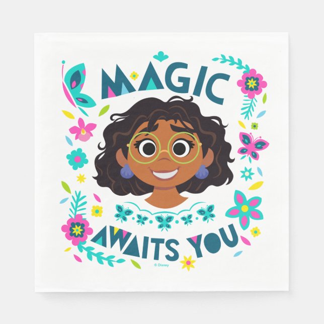 Encanto | Mirabel - Magic Awaits You Napkins (Front)