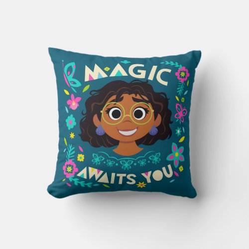 Encanto  Mirabel _ Magic Awaits You Throw Pillow