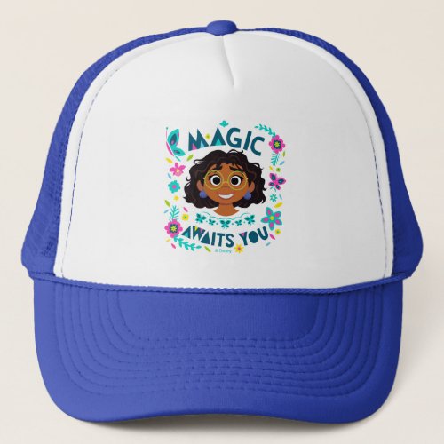 Encanto  Mirabel _ Magic Awaits You Trucker Hat