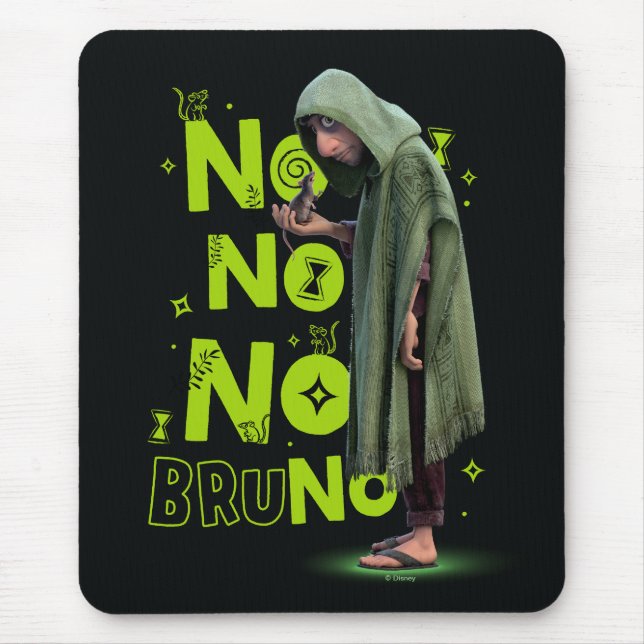 Encanto | No No No Bruno Mouse Pad (Front)