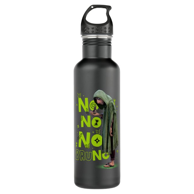 Encanto | No No No Bruno Stainless Steel Water Bottle (Front)