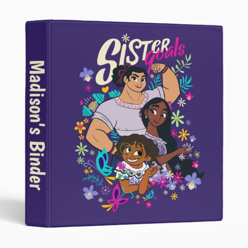 Encanto  Sister Goals 3 Ring Binder