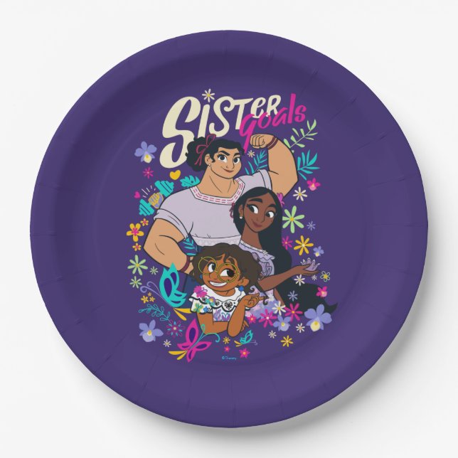 Encanto | Sister Goals Paper Plates (Front)