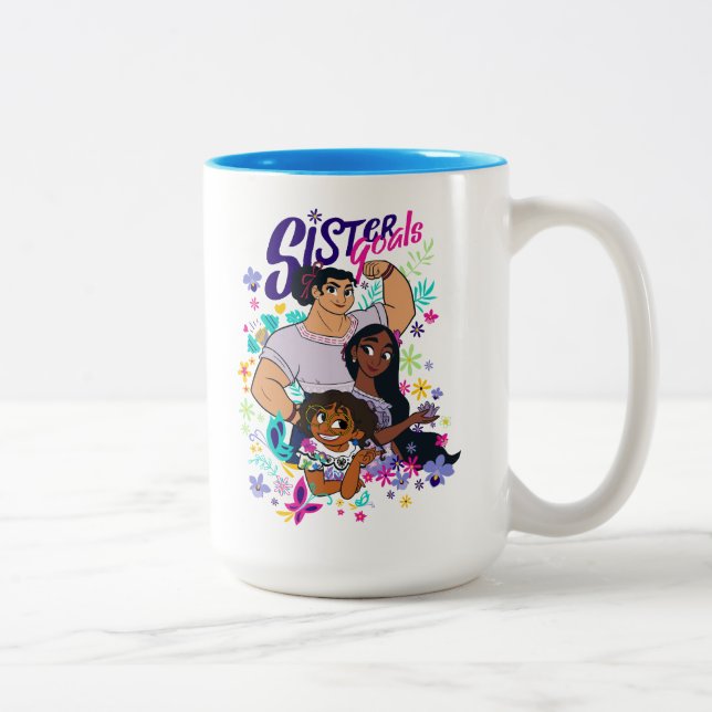 Encanto | Sister Goals Two-Tone Coffee Mug (Right)