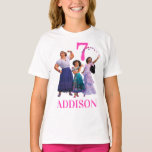 Encanto Sisters | Birthday Girl  T-Shirt<br><div class="desc">Celebrate your daughter's Birthday with this Birthday Girl shirt featuring the Encanto Sisters. Personalize by adding your daughter's name and age!</div>