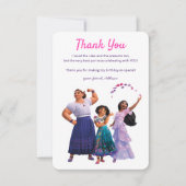 Encanto Sisters Birthday Thank You Invitation (Front)
