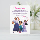 Encanto Sisters Birthday Thank You Invitation (Standing Front)