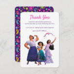 Encanto Sisters Birthday Thank You Invitation<br><div class="desc">Thank all your family and friends for coming to your child's Birthday with these Encanto Thank You notes. Personalize by adding a custom Thank You message!</div>