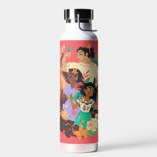 Encanto Sisters   Sister Goals Floral Graphic Water Bottle