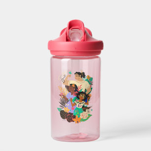 Encanto Sisters Sister Goals Floral Graphic Water Bottle