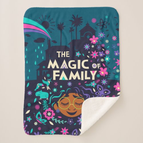 Encanto  The Magic of Family Sherpa Blanket