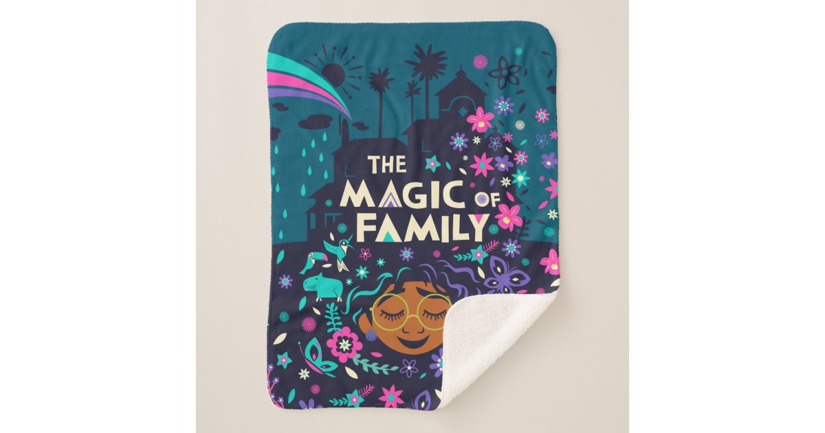 Encanto The Magic of Family Sherpa Blanket Zazzle
