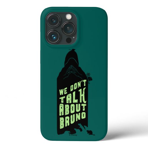 Encanto | "We Don't Talk About Bruno" Silhouette iPhone 13 Pro Case