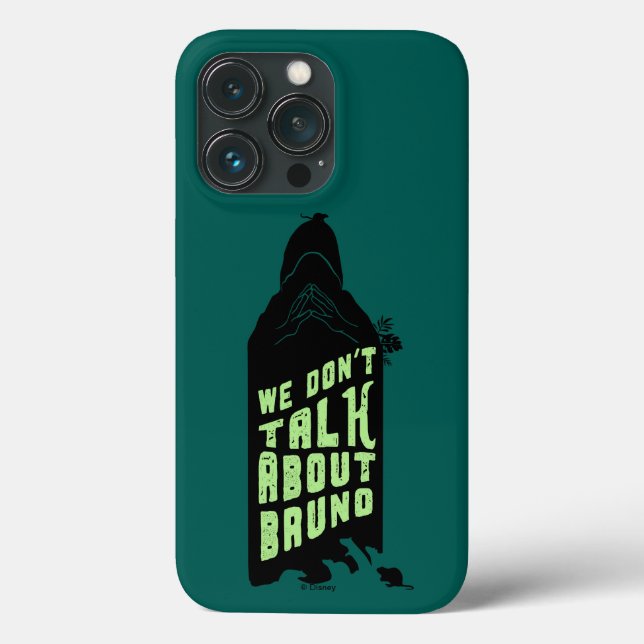 Encanto | "We Don't Talk About Bruno" Silhouette Case-Mate iPhone Case (Back)