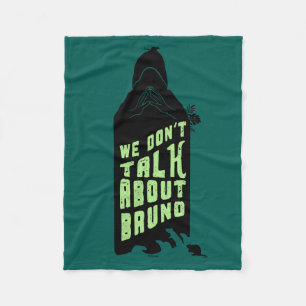 Encanto   "We Don't Talk About Bruno" Silhouette Fleece Blanket
