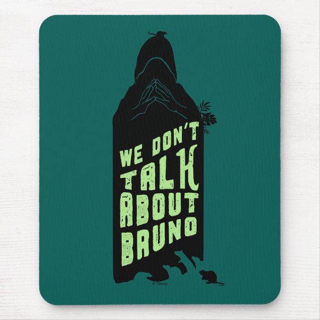 Encanto | "We Don't Talk About Bruno" Silhouette Mouse Pad (Front)