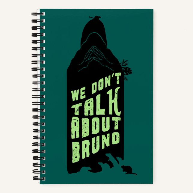Encanto | "We Don't Talk About Bruno" Silhouette Notebook (Front)