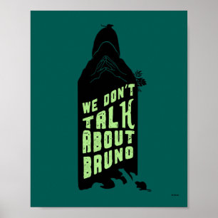 Encanto "We Don't Talk About Bruno" Silhouette Poster
