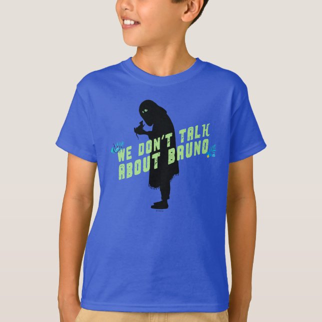 Encanto | "We Don't Talk About Bruno" Typography T-Shirt (Front)