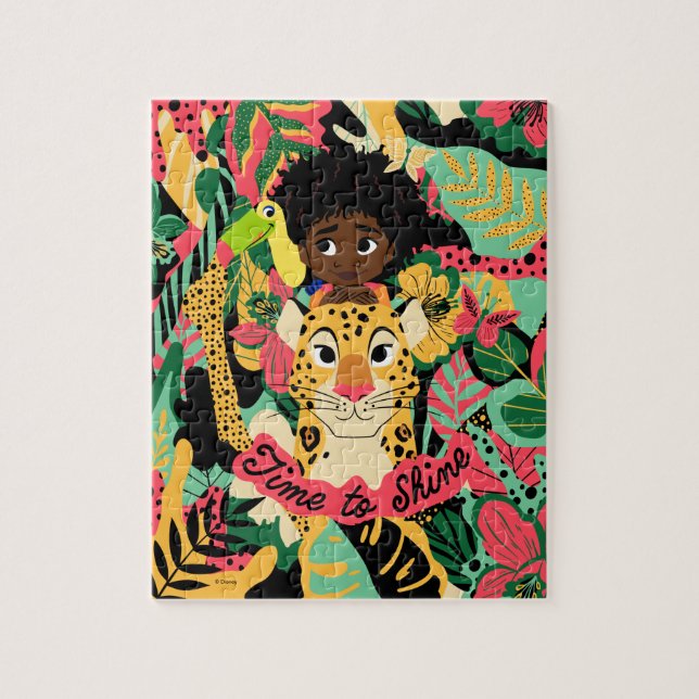 Encanto's Antonio Floral Graphic - Time to Shine Jigsaw Puzzle (Vertical)