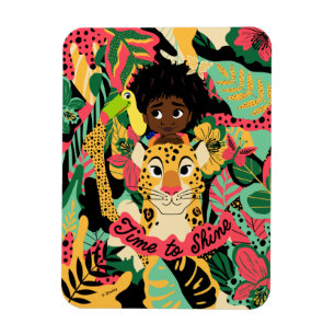 Encanto's Antonio Floral Graphic - Time to Shine Magnet