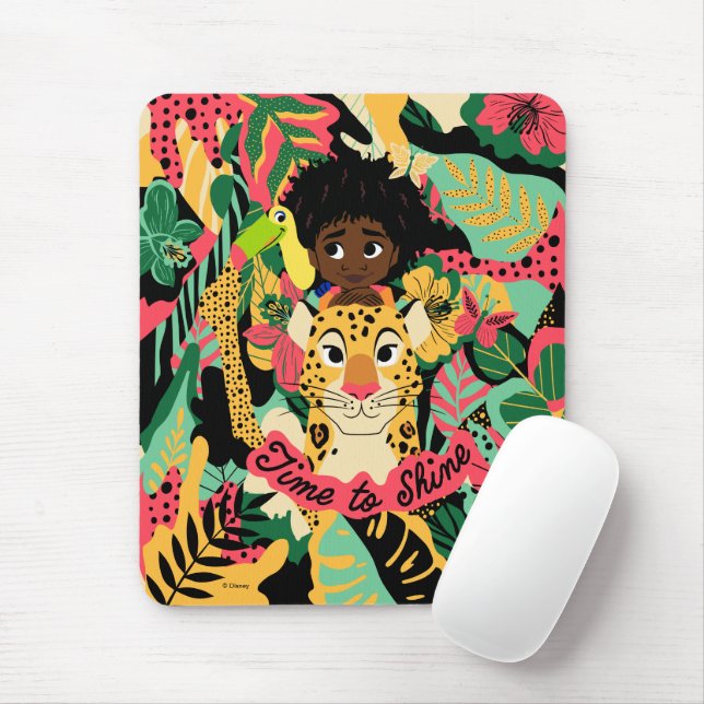 Encanto's Antonio Floral Graphic - Time to Shine Mouse Pad (With Mouse)