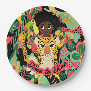 Encanto's Antonio Floral Graphic - Time to Shine Paper Plates