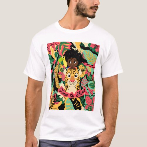 Encantos Antonio Floral Graphic _ Time to Shine T_Shirt