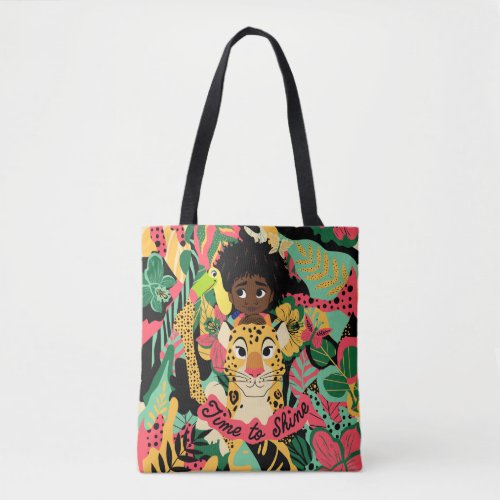 Encantos Antonio Floral Graphic _ Time to Shine Tote Bag