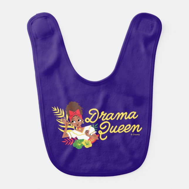 Encanto's Dolores | Drama Queen Baby Bib (Front)