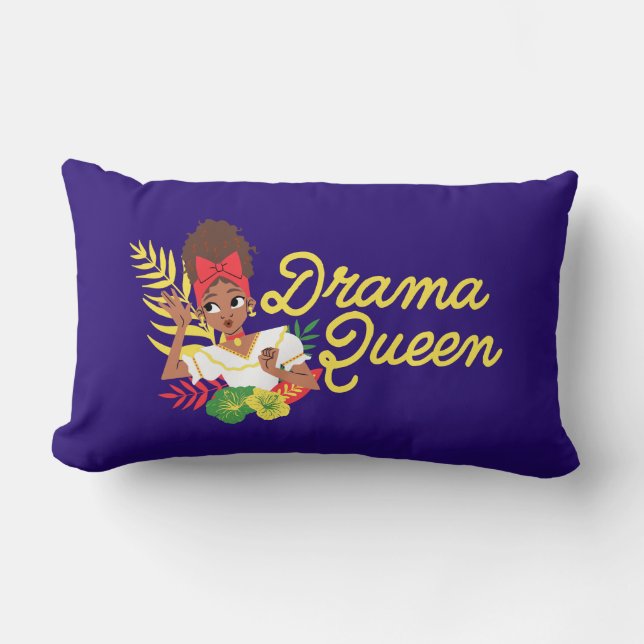 Encanto's Dolores | Drama Queen Lumbar Pillow (Front)