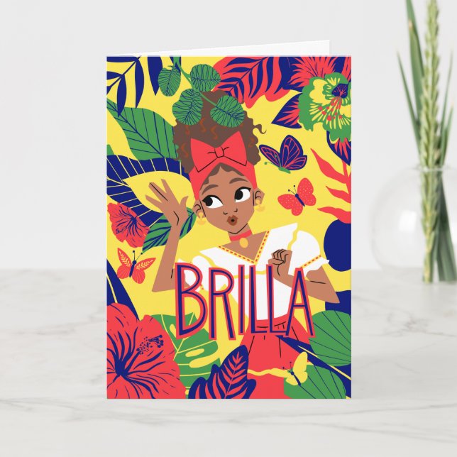 Encanto's Dolores | Floral Graphic Card (Front)