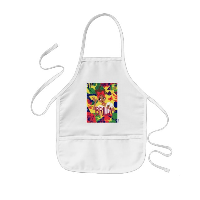 Encanto's Dolores | Floral Graphic Kids' Apron (Front)