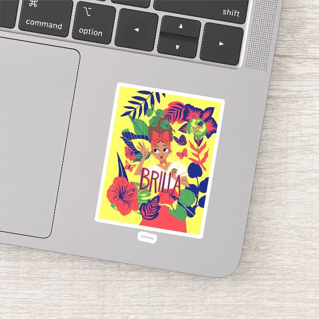 Encanto's Dolores | Floral Graphic Sticker (Detail)