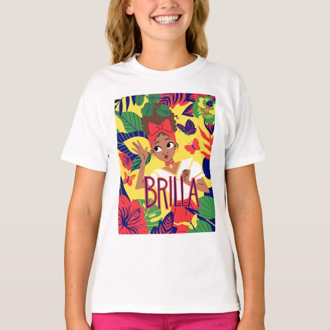 Encanto's Dolores | Floral Graphic T-Shirt (Front)