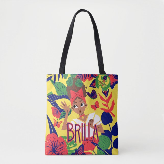 Encanto's Dolores | Floral Graphic Tote Bag (Front)