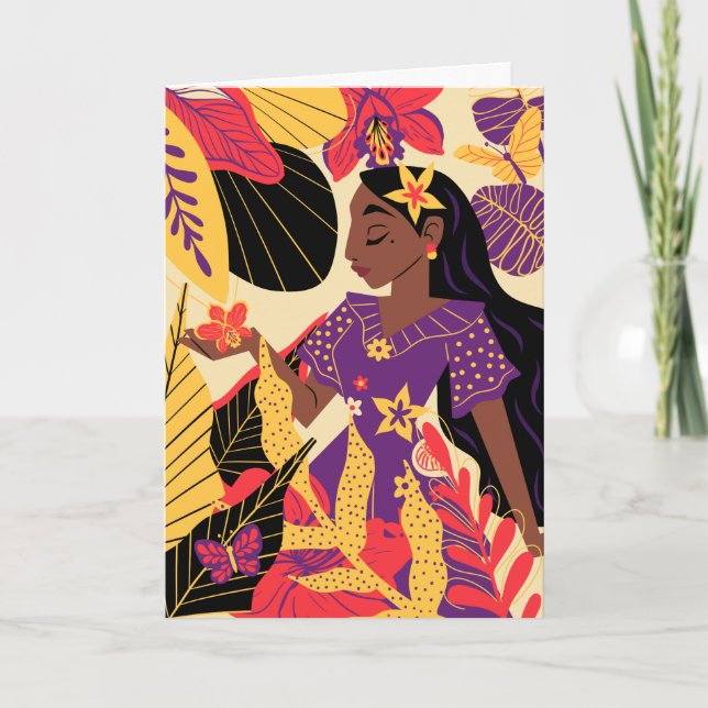 Encanto's Isabela | Floral Graphic Card (Front)