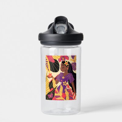 Encanto's Isabela | Floral Graphic Water Bottle