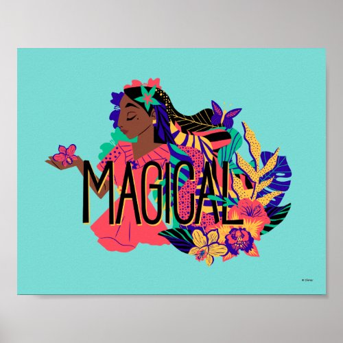 Encantos Isabella  Magical Floral Graphic Poster