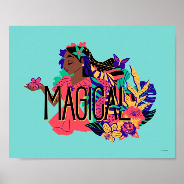 Encanto's Isabella | Magical Floral Graphic Poster (Front)