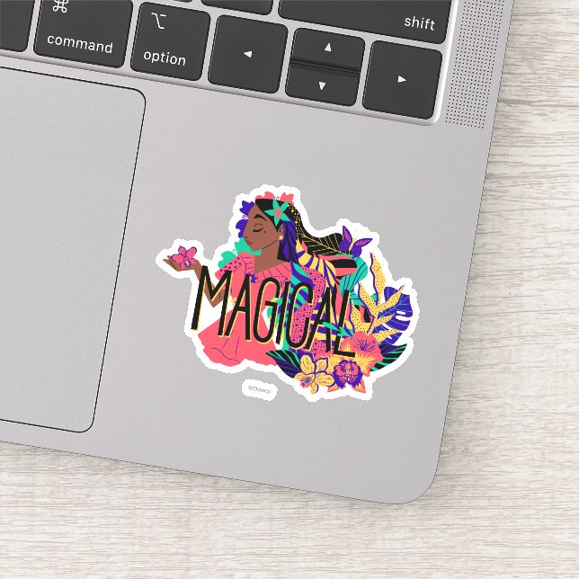 Encanto's Isabella | Magical Floral Graphic Sticker (Detail)