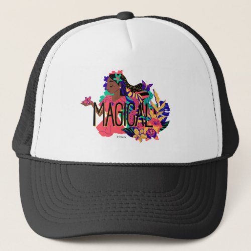 Encantos Isabella  Magical Floral Graphic Trucker Hat
