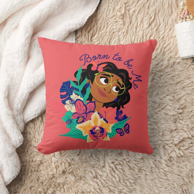 Encanto's Mirabel | Born to be Me Floral Graphic Throw Pillow (Blanket)