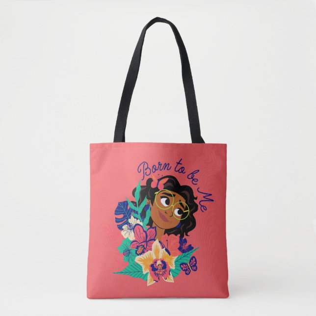 Encanto's Mirabel | Born to be Me Floral Graphic Tote Bag (Front)
