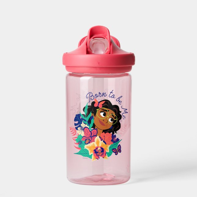 Encanto's Mirabel | Born to be Me Floral Graphic Water Bottle (Front)