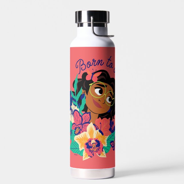 Encanto's Mirabel | Born to be Me Floral Graphic Water Bottle (Left)