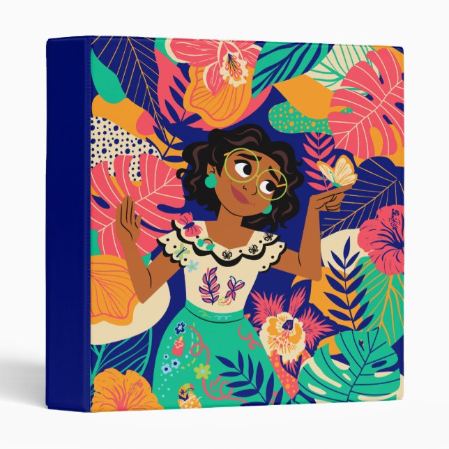 Encanto's Mirabel | Floral Graphic 3 Ring Binder (Front/Spine)
