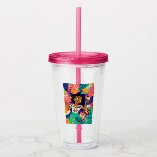 Encanto's Mirabel   Floral Graphic Acrylic Tumbler