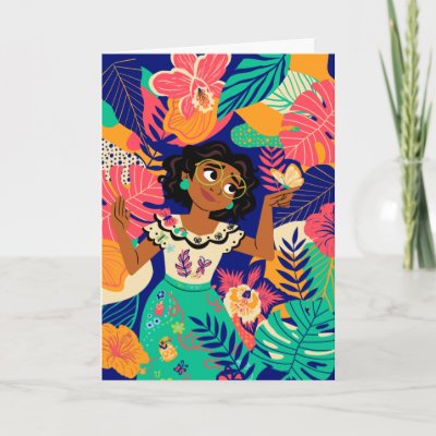 Encanto's Mirabel | Floral Graphic Card